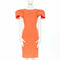 Women's Dsquared2 Ruche Drape Big Shoulders Dress