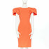 Women's Dsquared2 Ruche Drape Big Shoulders Dress