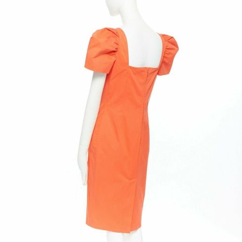 Women's Dsquared2 Ruche Drape Big Shoulders Dress