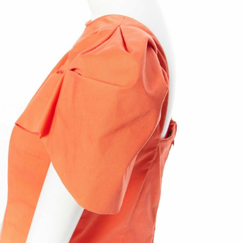 Women's Dsquared2 Ruche Drape Big Shoulders Dress