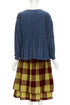 Women's Comme Des Garcons Shirred Checked Skirt