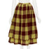 Women's Comme Des Garcons Shirred Checked Skirt