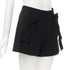 Women's Red Valentino Wool Bow High Waist Shorts