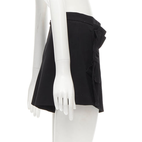 Women's Red Valentino Wool Bow High Waist Shorts