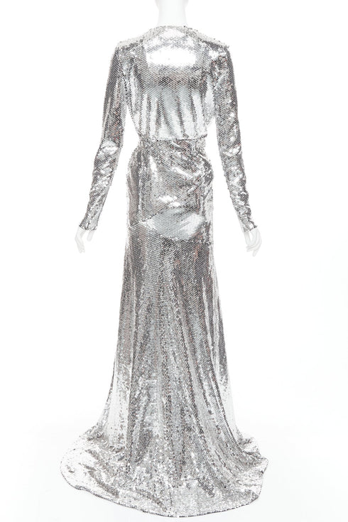Women's Alexandre Vauthier Sequin Plunge Gown