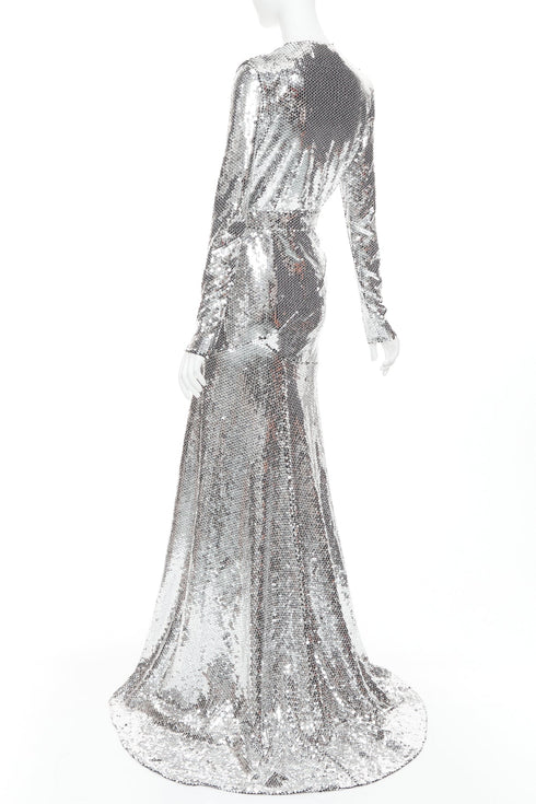 Women's Alexandre Vauthier Sequin Plunge Gown