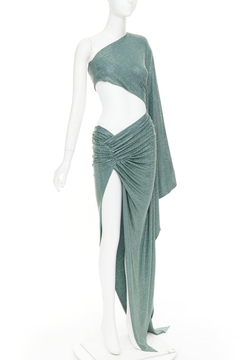 Women's Alexandre Vauthier Crystal Cut Out Dress