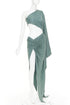 Women's Alexandre Vauthier Crystal Cut Out Dress