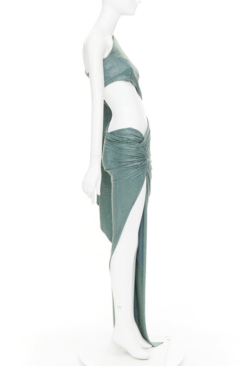 Women's Alexandre Vauthier Crystal Cut Out Dress