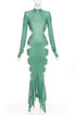 Women's Alexandre Vauthier Crystal Cut Out Gown