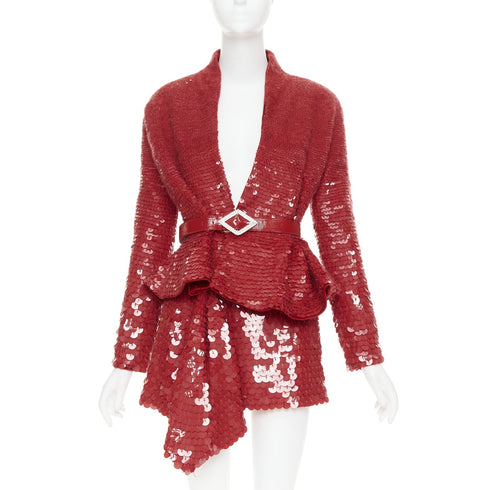 Women's Alexandre Vauthier Sequin Peplum Jacket
