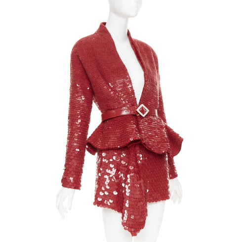 Women's Alexandre Vauthier Sequin Peplum Jacket