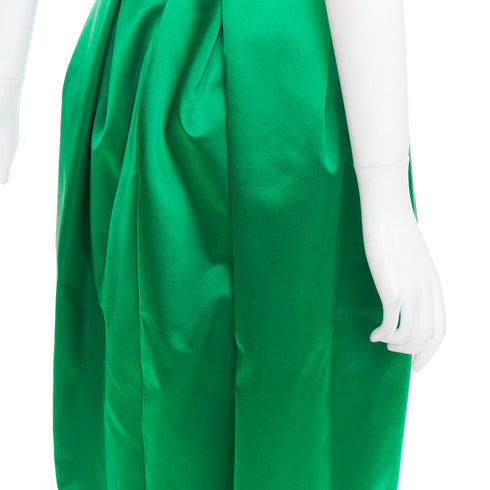 Women's Alexandre Vauthier Velvet Green Gown