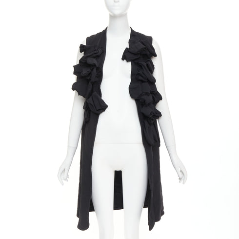 Women's Comme Des Garcons 2017 Ruffle Long Vest
