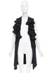Women's Comme Des Garcons 2017 Ruffle Long Vest