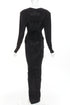 Women's Alexander Vauthier Crystal Drape Gown