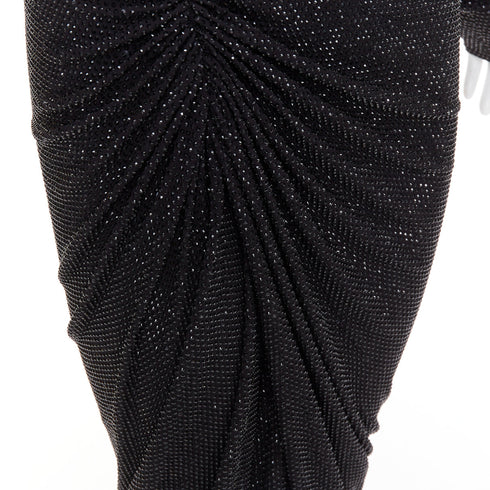 Women's Alexander Vauthier Crystal Drape Gown