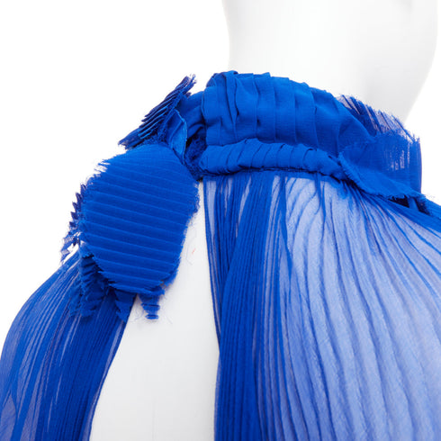 Women's Alexandre Vauthier Floral Pleated Gown