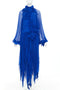 Women's Alexandre Vauthier Floral Pleated Gown