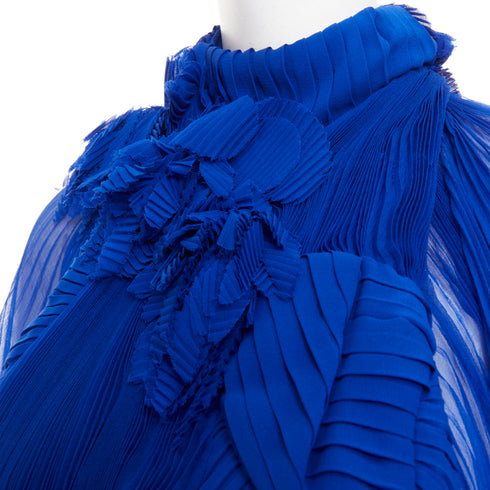 Women's Alexandre Vauthier Floral Pleated Gown