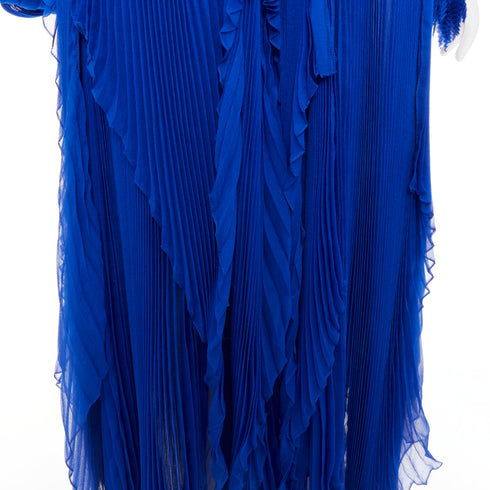 Women's Alexandre Vauthier Floral Pleated Gown