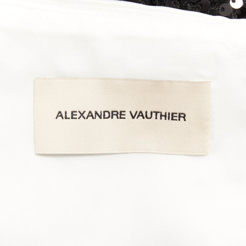 Women's Alexandre Vauthier Satin Bow Sequin Dress