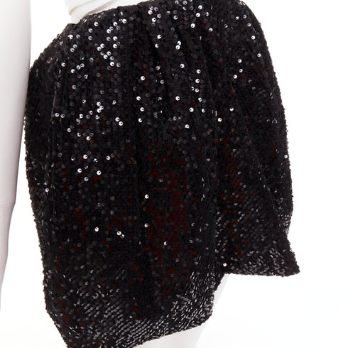Women's Alexandre Vauthier Satin Bow Sequin Dress