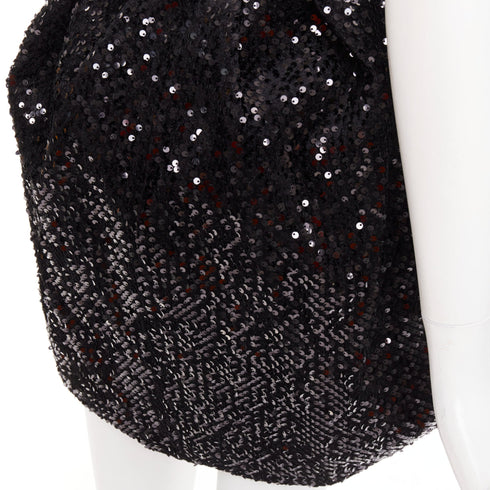 Women's Alexandre Vauthier Satin Bow Sequin Dress