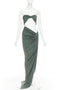 Women's Alexandre Vauthier Crystal Low Waist Gown