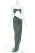 Women's Alexandre Vauthier Crystal Low Waist Gown