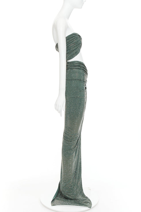Women's Alexandre Vauthier Crystal Low Waist Gown