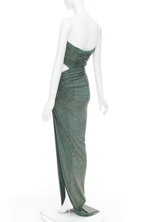 Women's Alexandre Vauthier Crystal Low Waist Gown