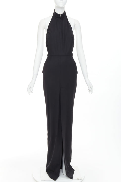 Women's Alexandre Vauthier Open Back Slit Gown