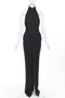 Women's Alexandre Vauthier Open Back Slit Gown