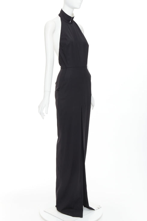 Women's Alexandre Vauthier Open Back Slit Gown