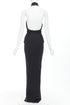 Women's Alexandre Vauthier Open Back Slit Gown