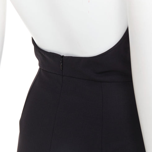 Women's Alexandre Vauthier Open Back Slit Gown