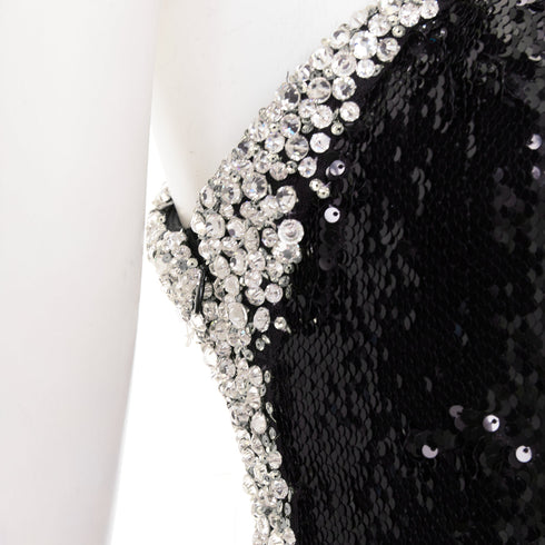 Women's Alexandre Vauthier Sequin Crystal Dress