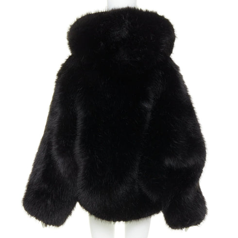 Women's Alexandre Vauthier Fur Cocoon Coat