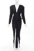 Women's Alexandre Vauthier Lame Draped Gown