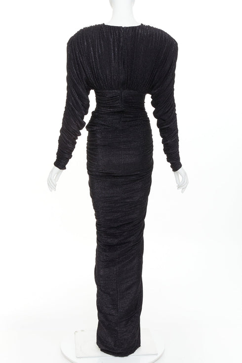 Women's Alexandre Vauthier Lame Draped Gown