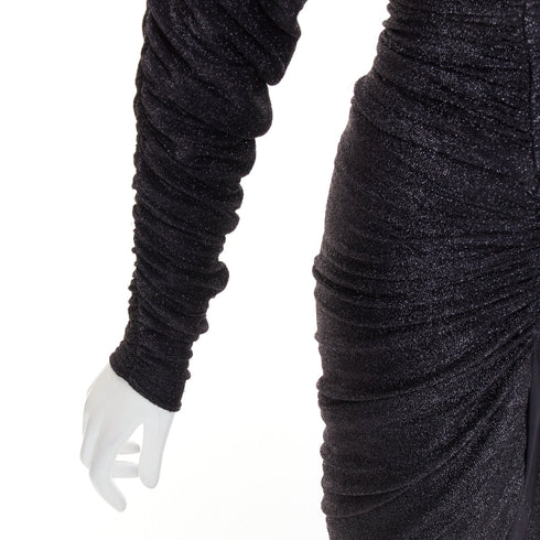 Women's Alexandre Vauthier Lame Draped Gown