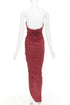 Women's Alexandre Vauthier Crystal Ruched Gown