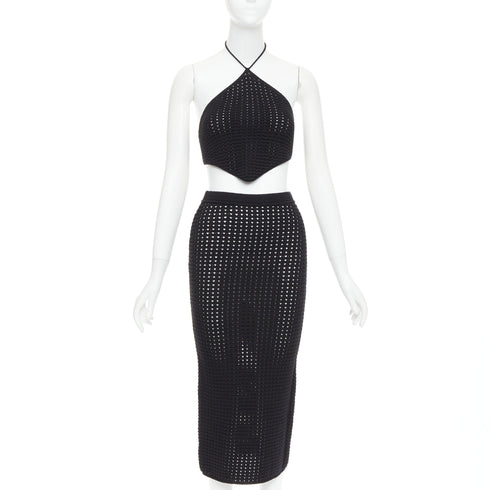 Women's Reformation Cotton Halter Top Skirt Set