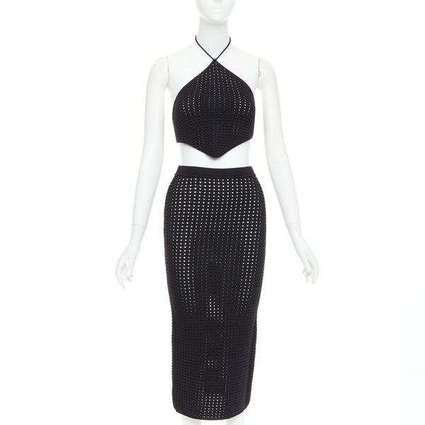 Women's Reformation Cotton Halter Top Skirt Set