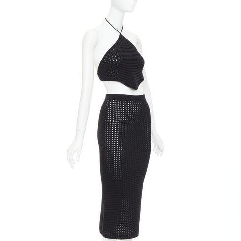 Women's Reformation Cotton Halter Top Skirt Set