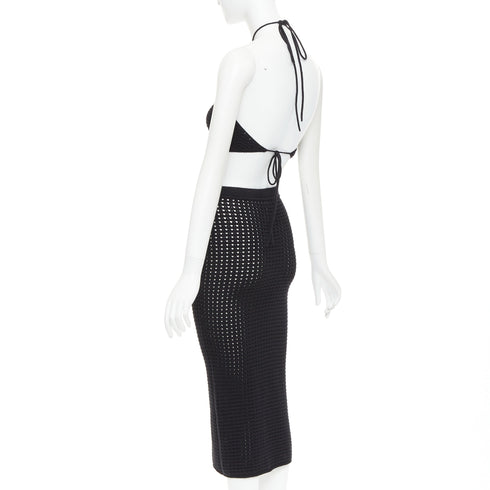Women's Reformation Cotton Halter Top Skirt Set