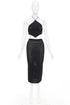 Women's Reformation Cotton Halter Top Skirt Set