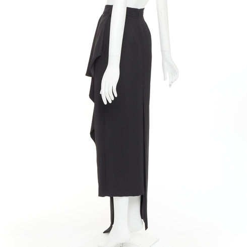 Women's Alexandre Vauthier Wool Cascade Skirt