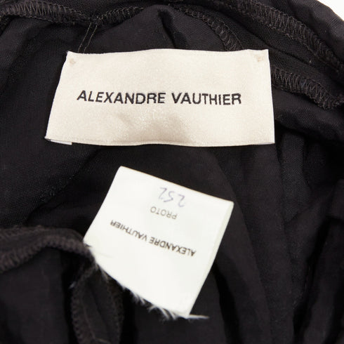 Women's Alexandre Vauthier Crystal Draped Mini Dress